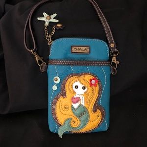 Chala Mermaid crossbody cellphone purse.